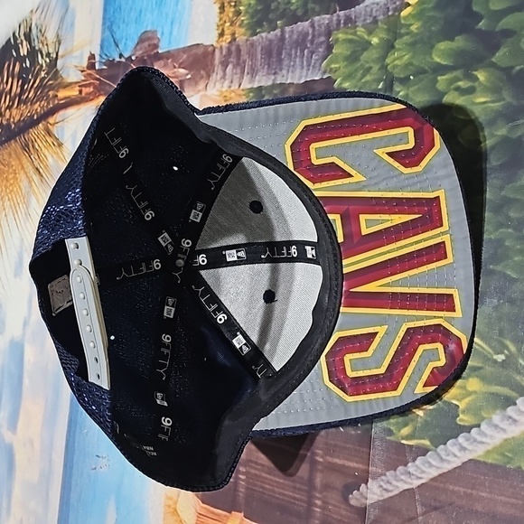 Cleveland Cavaliers Suede Brim Snapback Hat - Picture 7 of 8